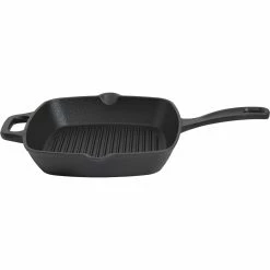 Best reviews of 🌟 Oster Castaway 10 In. Preseasoned Cast Iron Square Grill 🔥