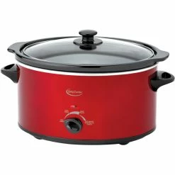 Best Sale 😀 Betty Crocker 5 Qt. Slow Cooker With Travel Bag 🎁
