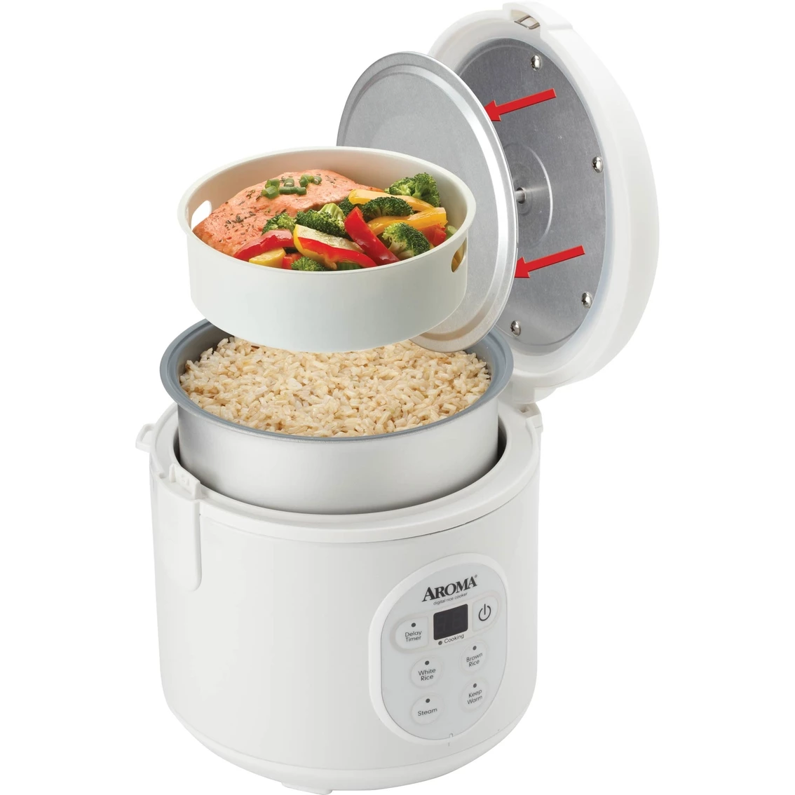 Discount π₯° Aroma 8 Cup Digital Cool-Touch Rice Cooker π 2 Discount π₯° Aroma 8 Cup Digital Cool-Touch Rice Cooker π - Image 2
