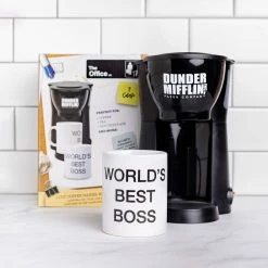 Deals ⌛ Universal The Office Single Cup Coffee Maker With Mug 🤩 -Brentwood Shop unnamed file 122
