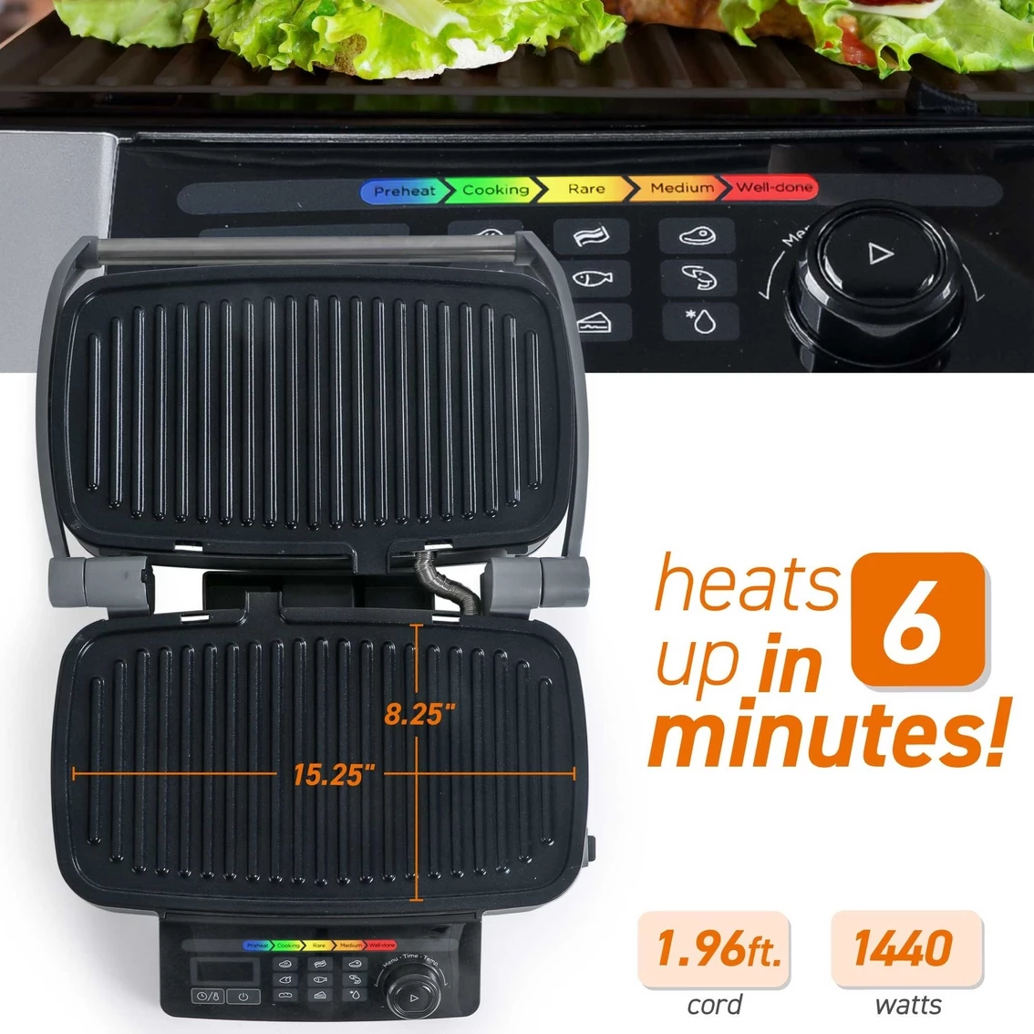Cheap π₯° Commercial Chef 9 In 1 Contact Grill π 4 Cheap π₯° Commercial Chef 9 In 1 Contact Grill π - Image 4