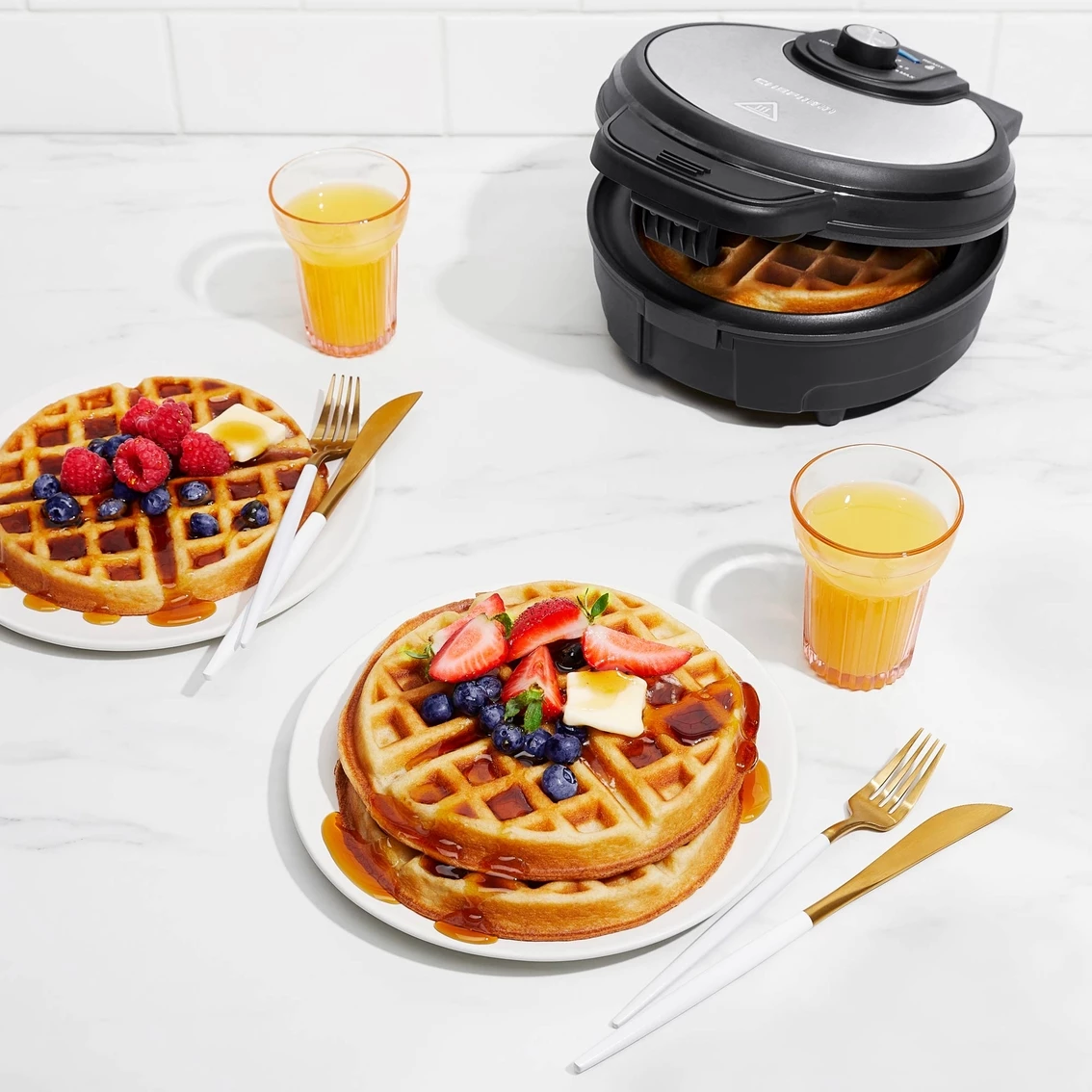 New π Chefman Stainless Steel Anti Overflow Waffle Maker β€οΈ 7 New π Chefman Stainless Steel Anti Overflow Waffle Maker β€οΈ - Image 7