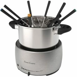 New 💯 Classic Cuisine Fondue Pot Set Kit 🔔