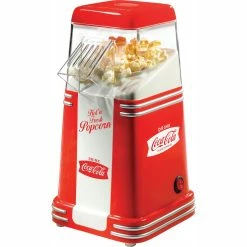 Promo 😀 Nostalgia Electrics Coca-Cola Series Mini Hot Air Popcorn Popper 👏