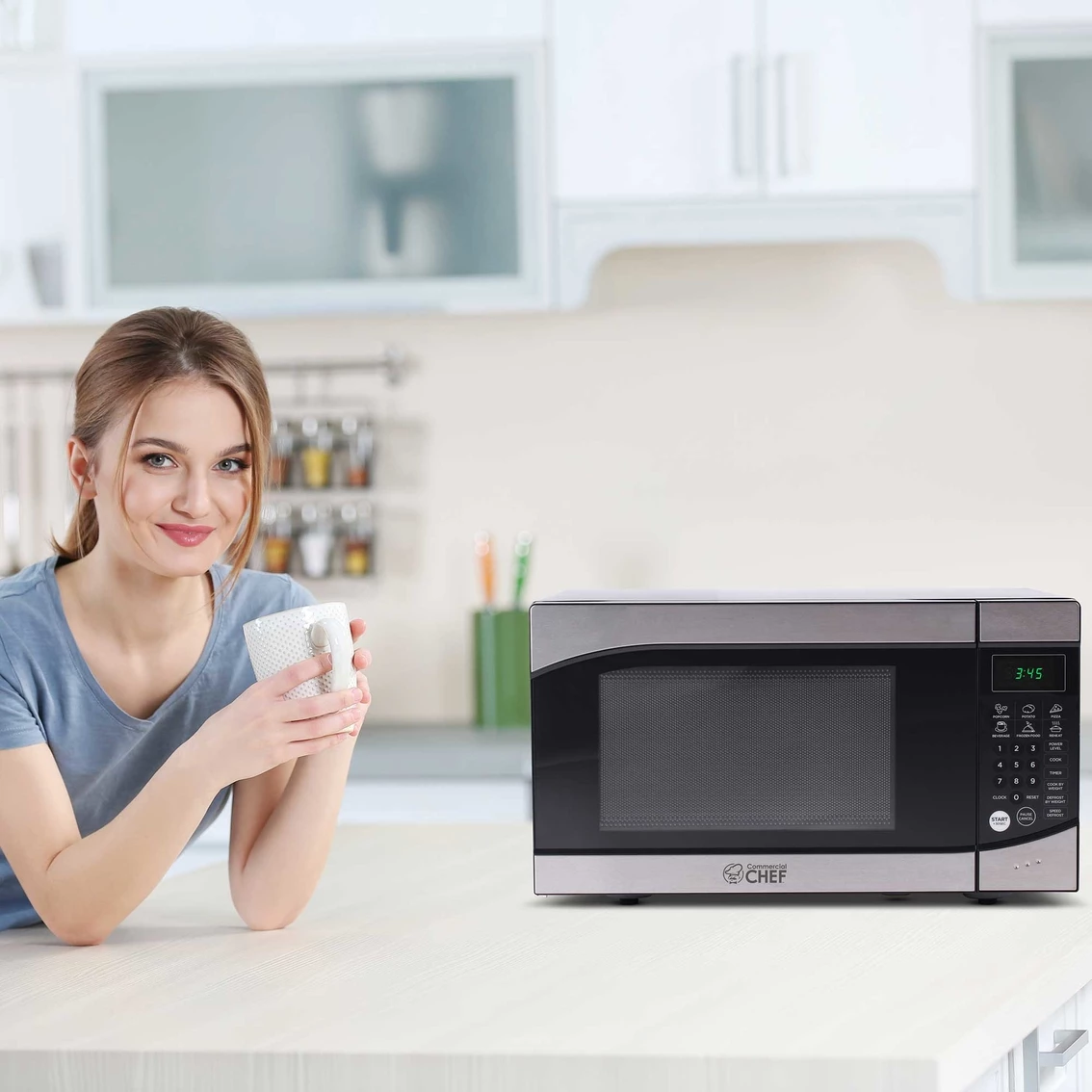 Hot Sale π Commercial Chef .9 Cu. Ft. Counter Top Microwave β¨ 6 Hot Sale π Commercial Chef .9 Cu. Ft. Counter Top Microwave β¨ - Image 6