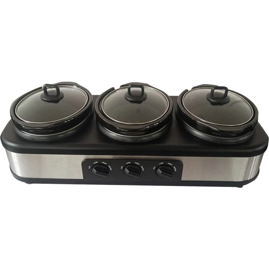 Deals π₯ Frigidaire Stainless-Steel Triple Slow Cooker 3 X 2.5 Qt. π 1 Deals π₯ Frigidaire Stainless-Steel Triple Slow Cooker 3 X 2.5 Qt. π