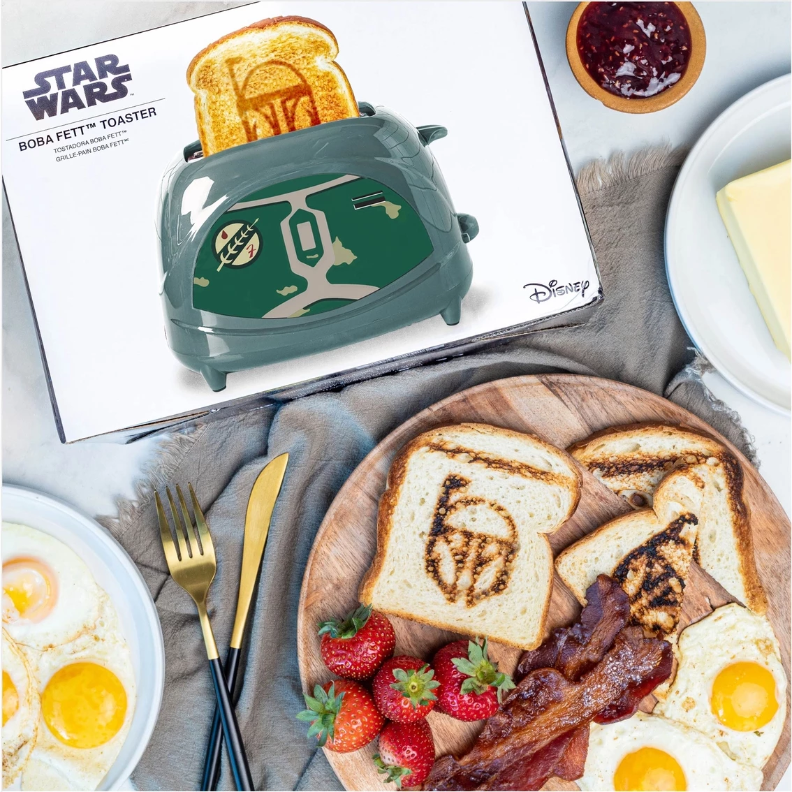 Best Sale 𧨠Star Wars Boba Fett Empire Toaster π€© 3 Best Sale 𧨠Star Wars Boba Fett Empire Toaster π€© - Image 3