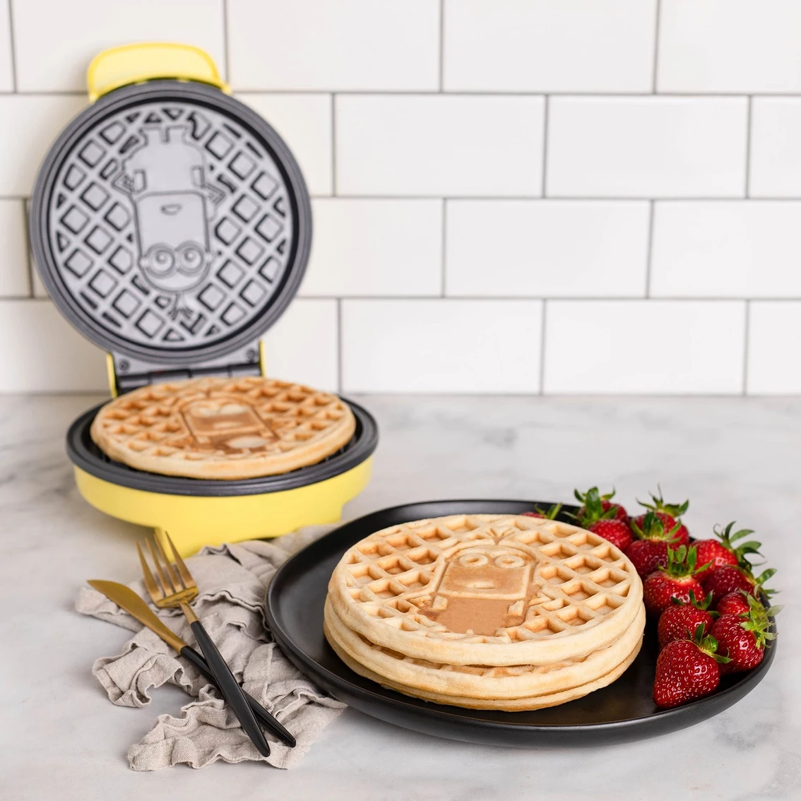 Deals π Minions Kevin Round Waffle Maker π 9 Deals π Minions Kevin Round Waffle Maker π - Image 9