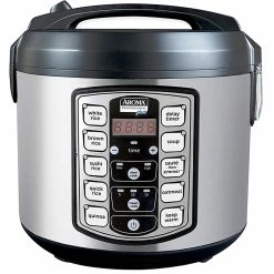Promo 👏 Aroma Professional 20 Cup Digital Rice Cooker Steamer & Slow Cooker 😍