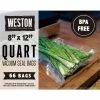 Cheap 🔔 Weston Vac Sealer Bags, 8 X 12 In. Quart, 66 Ct. ❤️