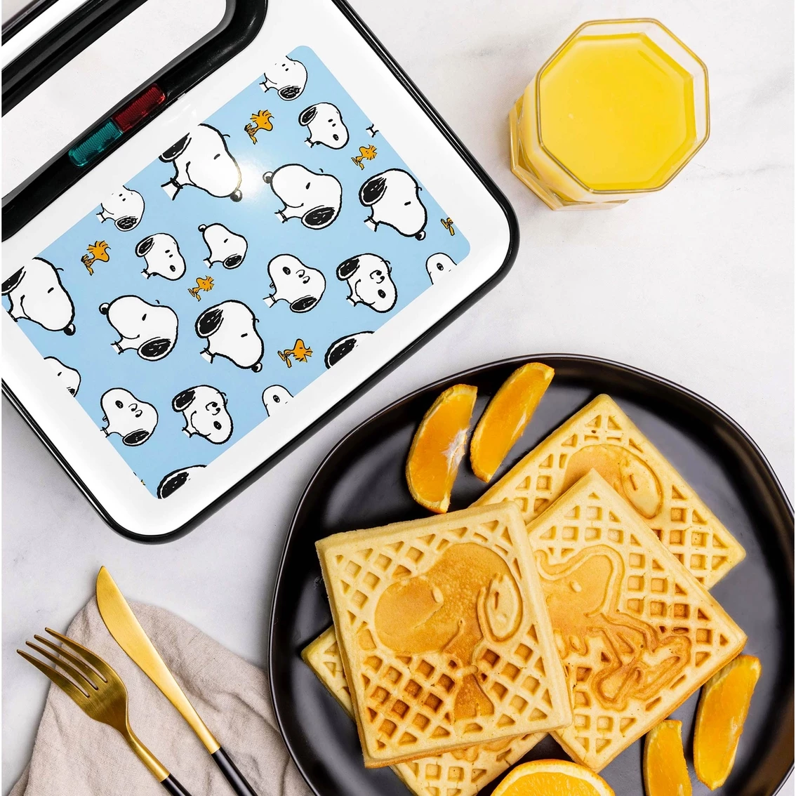 Hot Sale π Peanuts Snoopy & Woodstock Double-Square Waffle Maker β¨ 5 Hot Sale π Peanuts Snoopy & Woodstock Double-Square Waffle Maker β¨ - Image 5