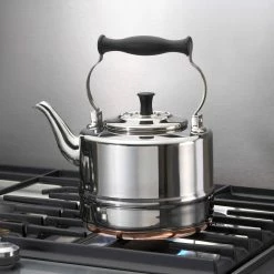Brand new 🥰 BonJour Tea Stainless Steel And Copper Base Gooseneck Teakettle ⭐ -Brentwood Shop unnamed file 943